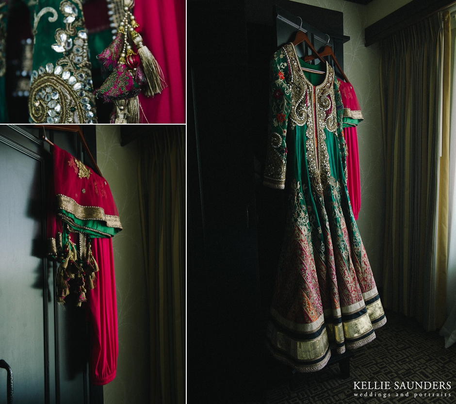 Indian wedding dress, fusion wedding